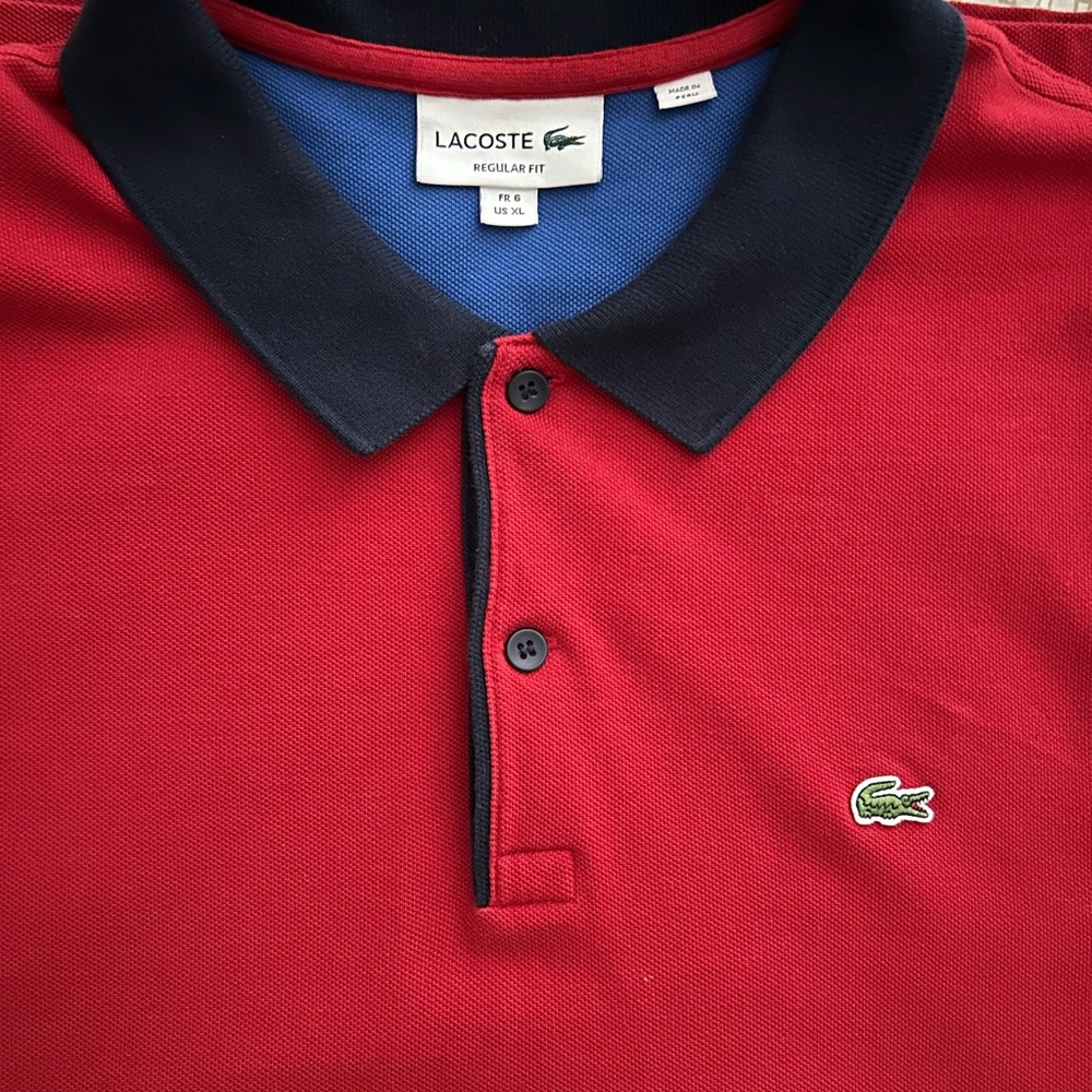 Lacoste Red polo